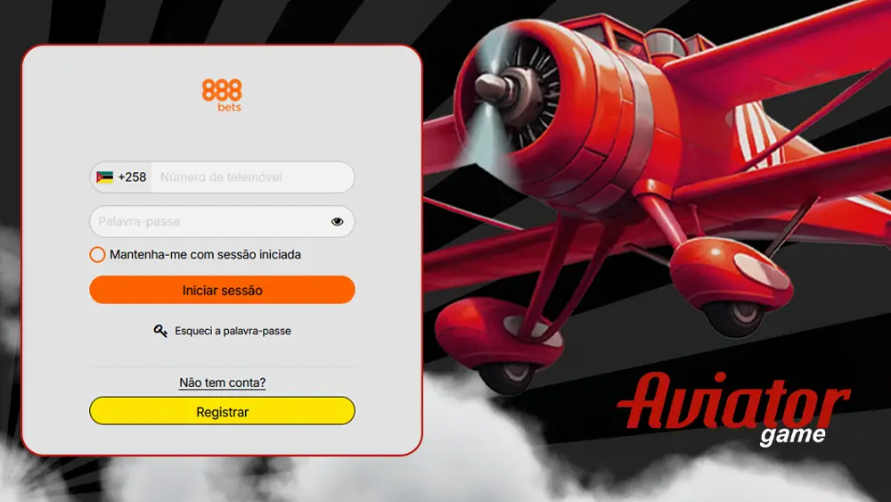 888bets Aviator processo de login